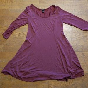 Burgandy XL rue 21 dress.